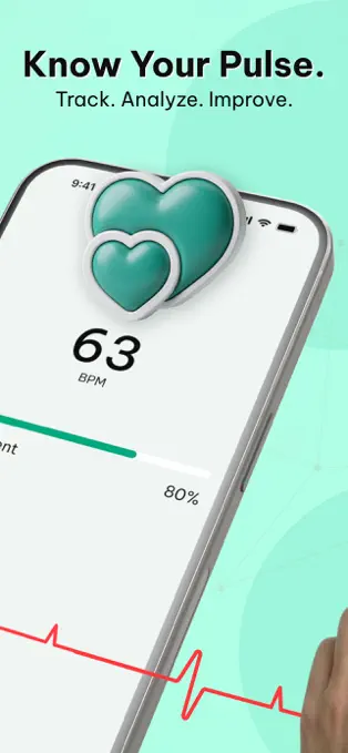 Pulseo BPM measurement screen